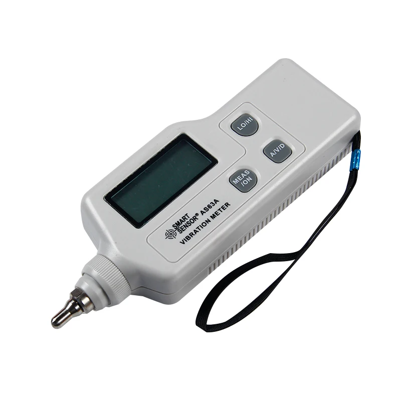 Digital Vibration Analyzer,AS63A LCD Display Digital Vibration Meter Vibration Analyzer,Portable Analyzer Temperature Vibration Meter Tester Handheld Vibrometer Analyzer