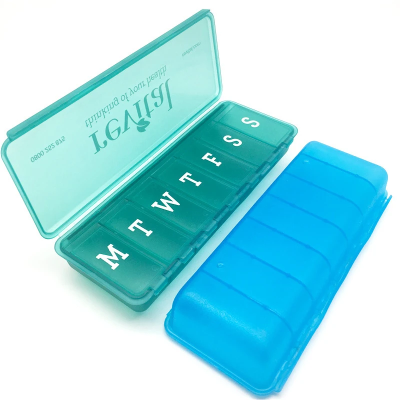 Коробка для таблеток емкость для лекарств 7 сетки еженедельная коробка для хранения Портативный Большой гранулы капсулы пилюля коробка медицинский инструмент для здравоохранения