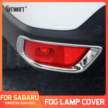 

AITWATT For Subaru Forester 2019 to 2021 ABS Chrome Rear Fog Light Lamp Cover Trim Bumper Protector Decoration Car Styling 2pcs
