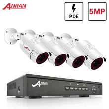 Cctv-systeem Poe 5MP Nvr Bewakingscamera Met 5MP Outdoor Wifi Ip Camera Surveillance Kit Waterdicht Nachtzicht App