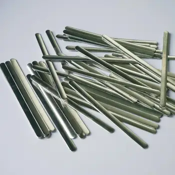 

100PCS Handicraft Aluminum Wire Metal Strip DIY Mask Line Nose Bridge Clip Flat Aluminum Strip Seal Production Accessories