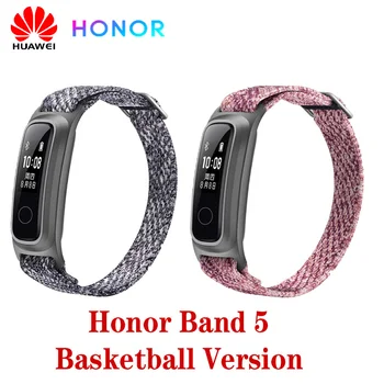 

Original Huawei Honor Band 5 Basketball Version Smart Running Guidance Data Sleep Monitor Waterproof Smart Sports Bracelet Touch