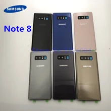 Note8 чехол на заднюю батарейку для samsung Galaxy Note 8 N950 N950F N9500 задняя крышка на стекло+ объектив для камеры