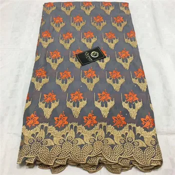 

African Dry Cotton Lace Fabrics 2020 High Quality Embroidery Lace Swiss Voile Lace Stone Swiss Voile Lace In Switzerland LX0513