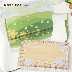 Bloc Notes autocollants, étiquette Scrapbooking, peinture à l'huile, dessin animé Kawaii, pour journal intime, Diy bricolage, 80 feuilles/paquet, 799 