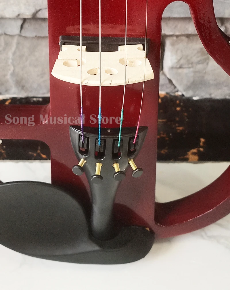 Violino eletrônico preto de alta qualidade, para