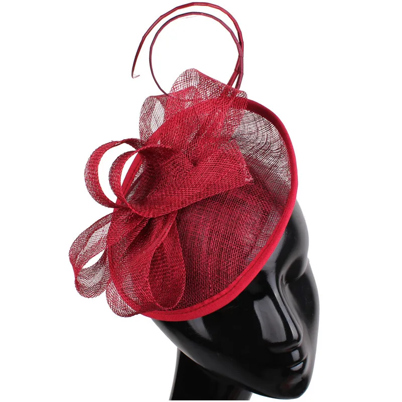 Sinamay millinery, головной убор, головной убор, Заколки для женщин, для гонок, церкви, свадебные перьевые аксессуары, новинка, высокое качество, millinery