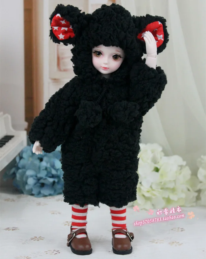1/6 1/4 BJD аксессуары для одежды кукла милая Пижама накидка+ носки для BJD/SD yosd MSD, не включая куклу, парик и другие E2544