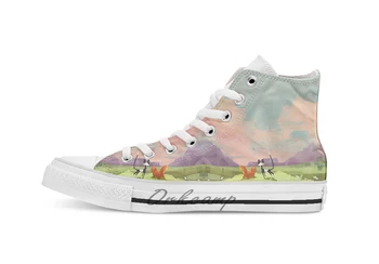 

Homeland breathable Casual High Top lace-up Canvas shoes sneakers Drop shipping