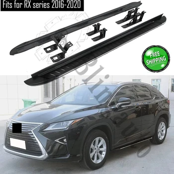 

Fits for L exus RX350 RX450H F SPORT 2016-2020 2Pcs left right running board side steps nerf bar car pedal side stairs