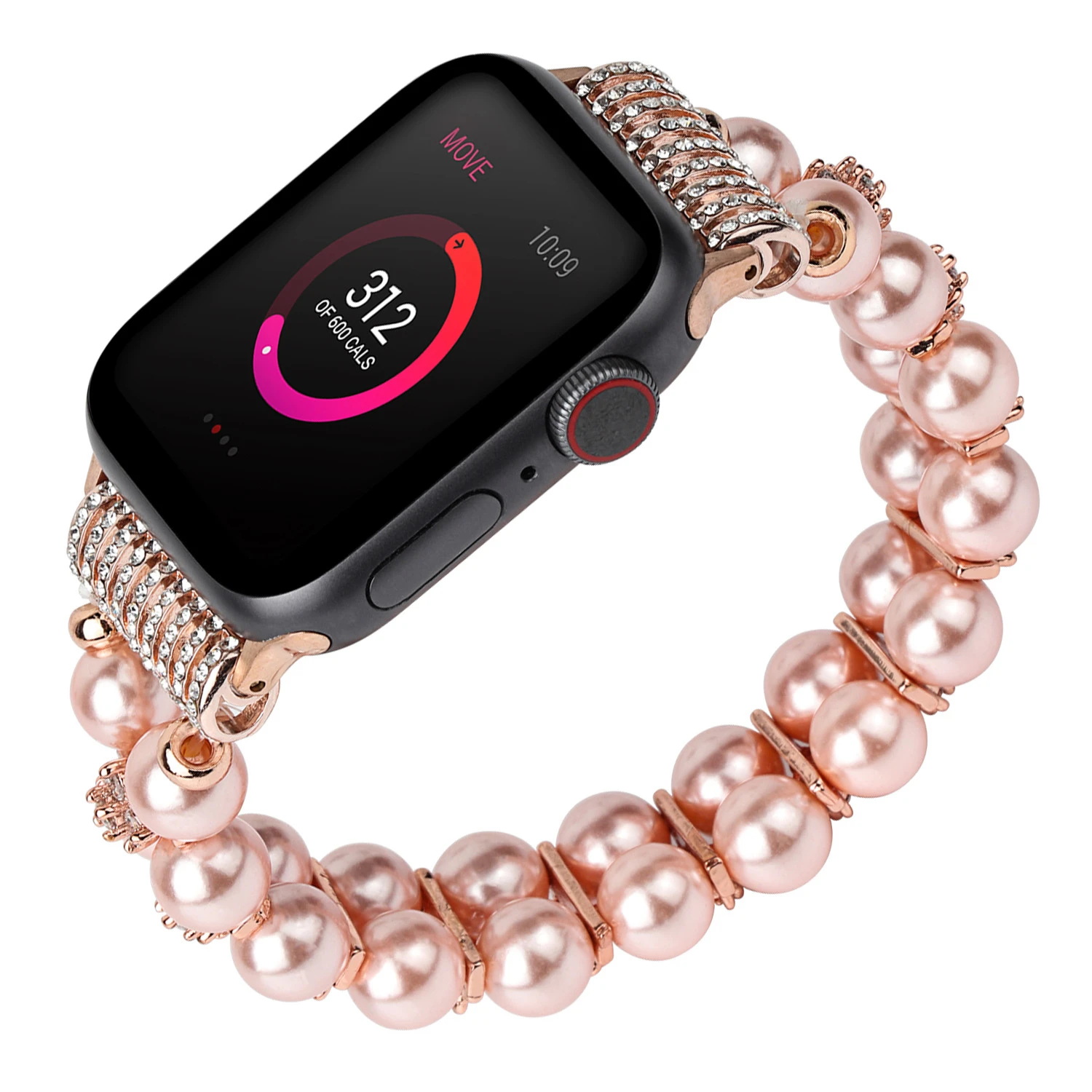 Браслет для Apple Watch ремешок 38 мм 40 42 44 эластичный девушек ювелирный браслет Iwatch