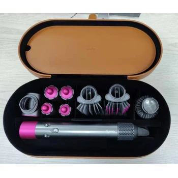 

Dys Hair Complete Styler Straightener Curler low Heat air wrap 8 heads Dryer 4 Curling Barrels 2 Smoothing Volumizing Brushs