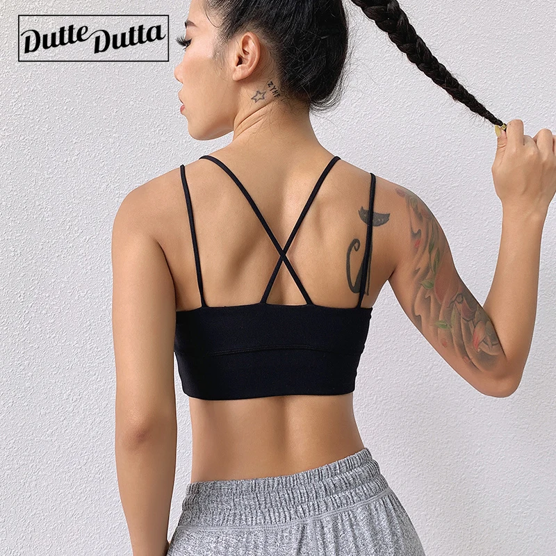 

Women Vest Shockproof Underwear Breathable Gym Fitness Athletic Running Yoga Push Up Sports Bra Bh Sport Tops