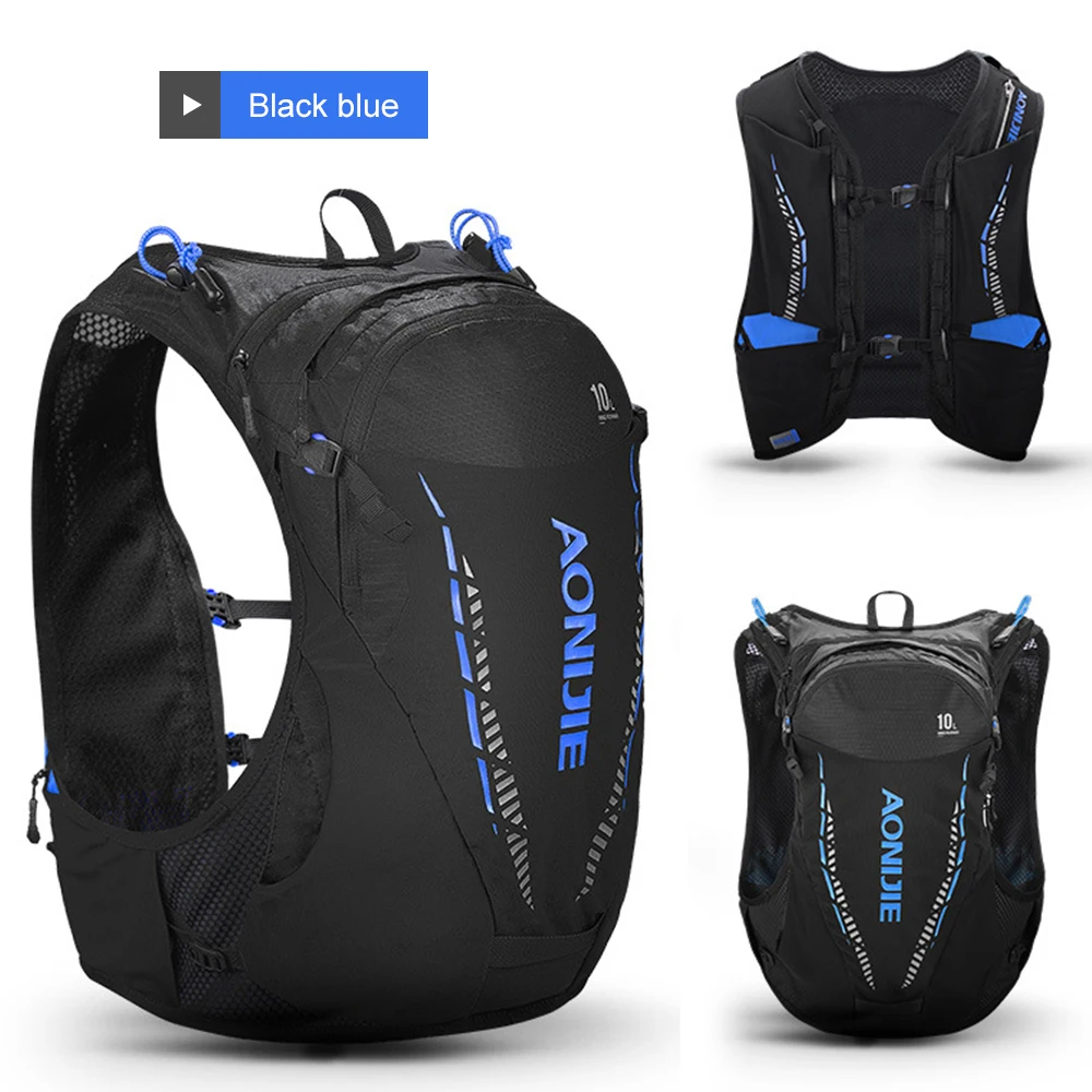 10L Outdoor Mesh Backpack Hydration Pack Rucksack Bag Vest Harness Water Bladder Hiking Camping Running Marathon Race