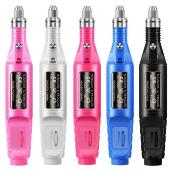 

Nail File Art Electric DRILL File Acrylic Manicure USB Portable Machine Kit Nail File Electric manicure polishing tool