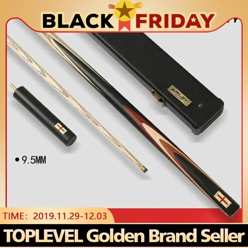 

Original RILEY RES-601/RES-701 One Piece Snooker Cue High-end Billiard Cue Kit Stick with Case with 6'' RILEY Extension DEER Tip