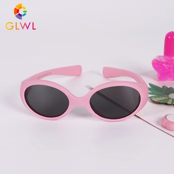 

GLWL Kids Sunglasses Children's Polarized Square Lens Glasses Boys Silicone Children's Mirror new design Small Glasses 2019