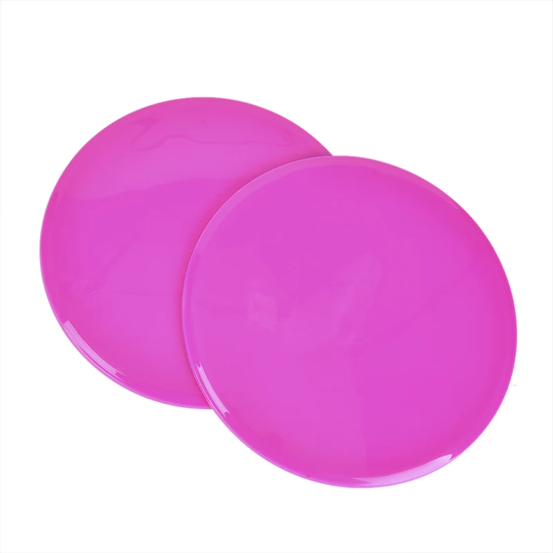 Pink Скользящие диски ползунок фитнес-диск Упражнение скользящая пластина для йоги Тренажерный зал брюшное ядро тренировка тренажеры 2 шт./пара - Color: Pink