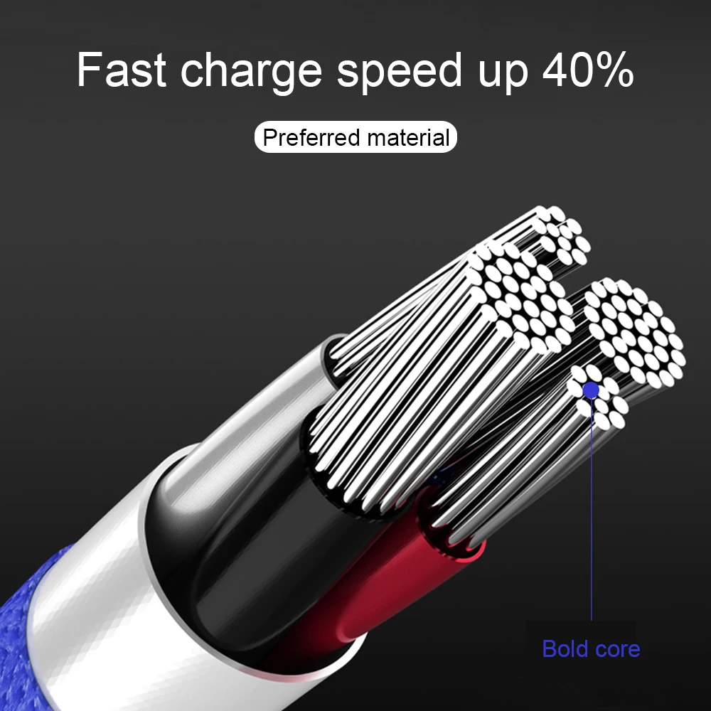 Кабель для быстрой зарядки для Micro USB type-C, кабель для iOS, для iPhone, Android, 90 градусов, локоть, кабель для мобильного телефона, type-C Chager Line