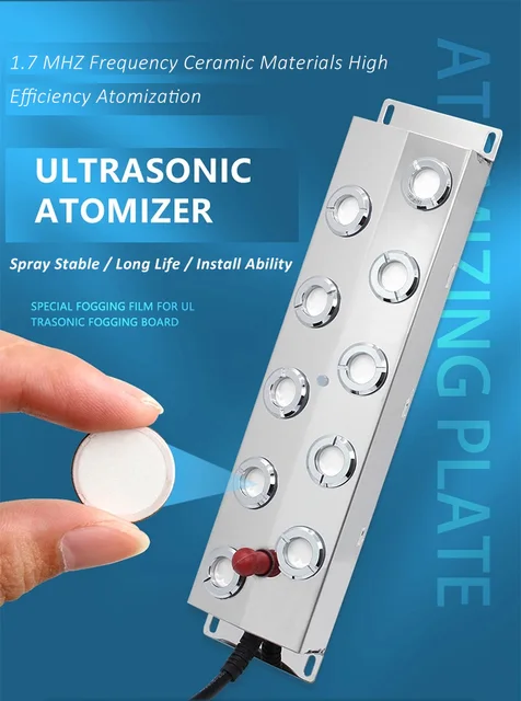 Trasduttore Ultrasuoni Per Umidificatore | Atomizzatore 2.4 MHz - Foto 8