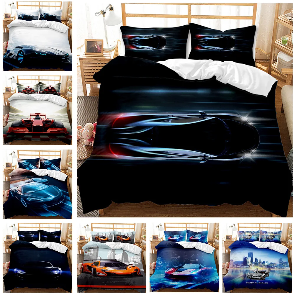 Комплект постельного белья для мальчиков Speed Car роскошный комплект с