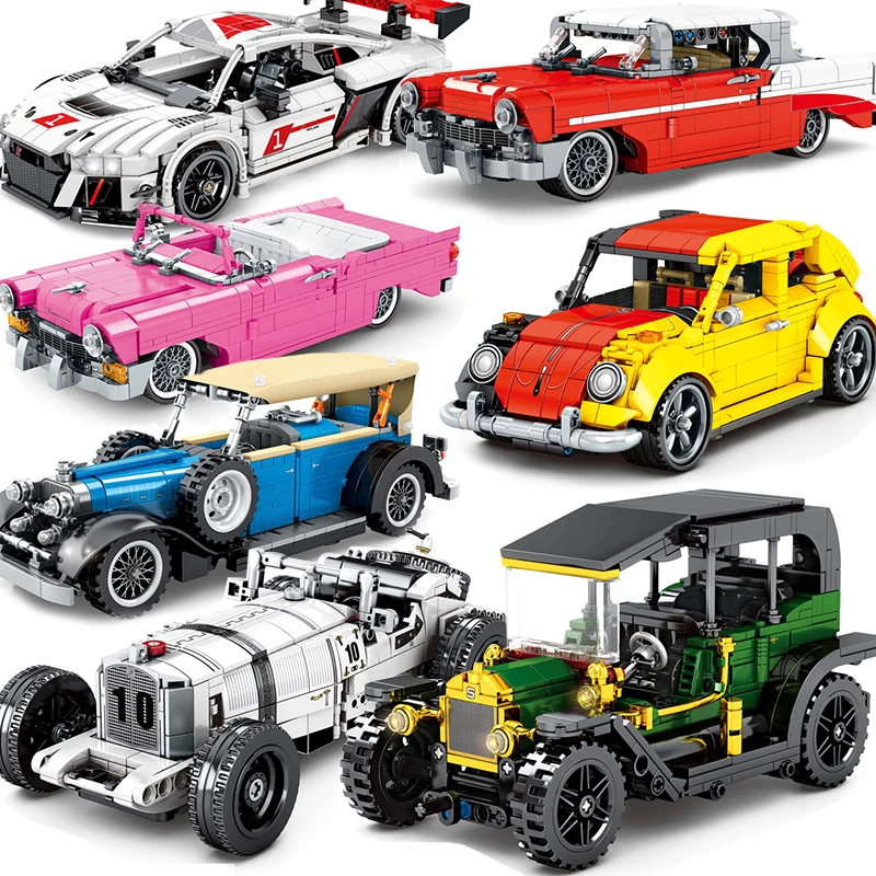 Moc Technic скоростной автомобиль чемпион строительные блоки город внедорожник