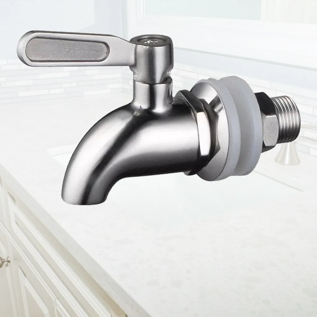 Stainless Steel Faucet Wine Beer Juice Trench Open Way Valve Home Brew Fermenter Wine Drink Fridge Kegs Dispenser Faucet