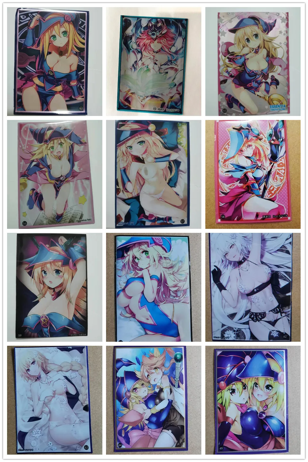 50pcs/lot Anime Yu-gi-oh! Dark Magician Girl Board Yugioh Games Card  Sleeves Card Barrier Card Protector Toy Gift - Action Figures - AliExpress