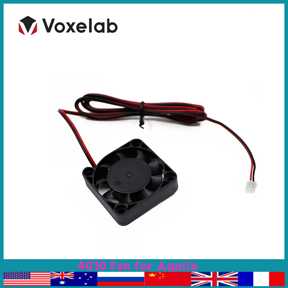 Voxelab ventilador Turbo para impresora 3d, extrusor de refrigeración de  placa principal Aquila, accesorios de repuesto, 4010 Uds.|Accesorios y  partes de impresoras 3D| - AliExpress