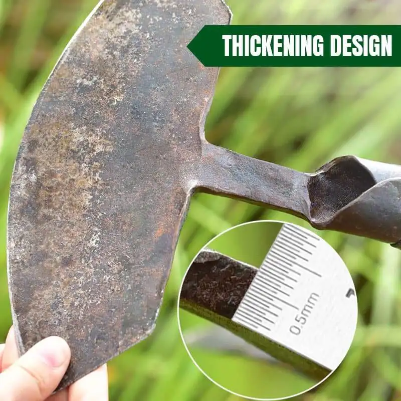 Weeding Shovel Push Grass Shovel Practical Small Hoe Agricultural Crescent Shovel Multi-Use Outdoor Garden Yard Weeding Tools 4