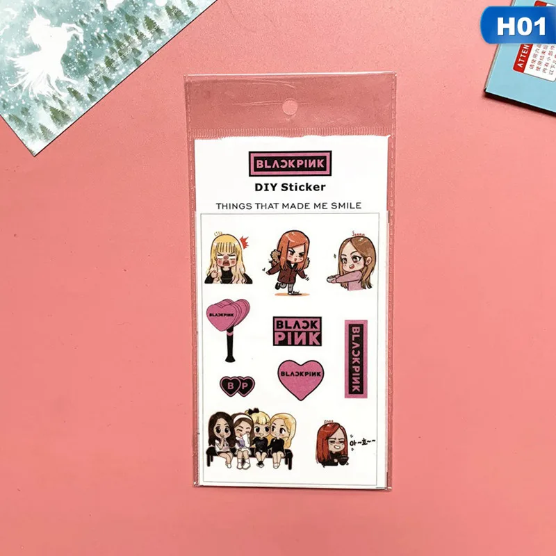 IZONE GOT7 SEVENTEEN EXO TWCIE BLACKPINK Lisa ручка стикер декоративная наклейка DIY Дневник стикер