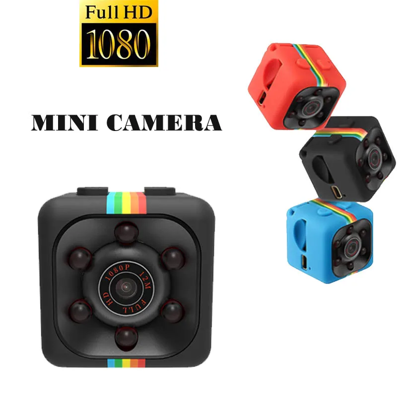 Мини камера JOZUZE sq11 HD 1080P с датчиком ночного видения видеокамера движения