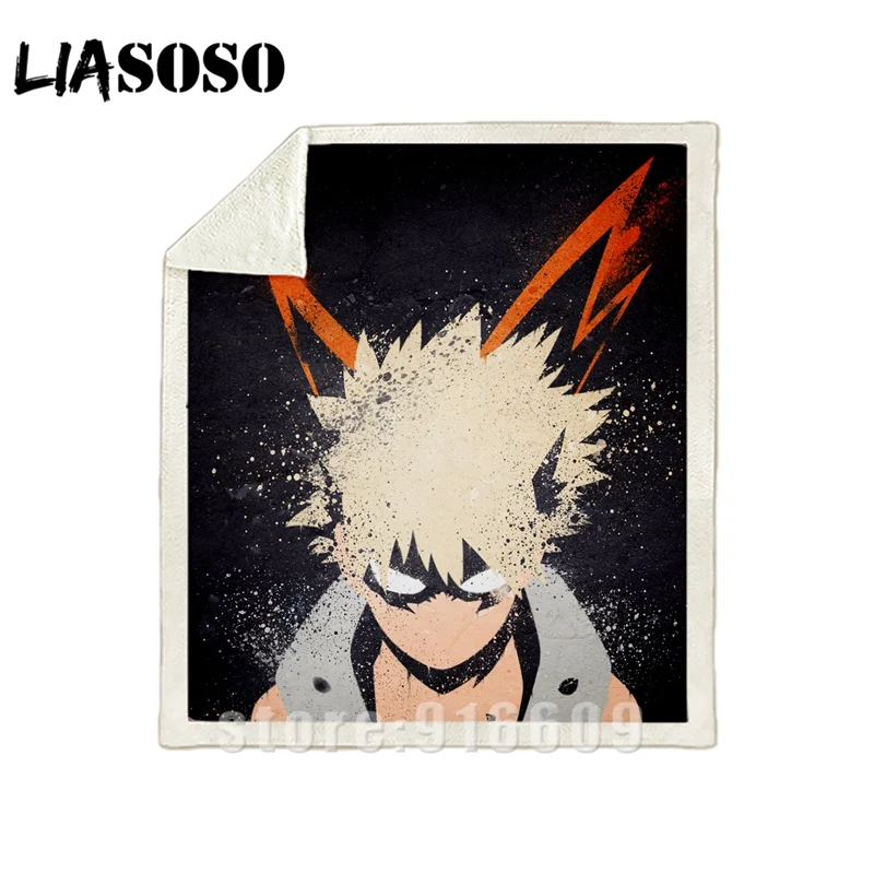 Диван-кровать с рисунком dj My hero Academy Boku no hero офис Harajuku набивное Одеяло-покрывало для путешествий одеяло квилт для софы A28 - Цвет: 14