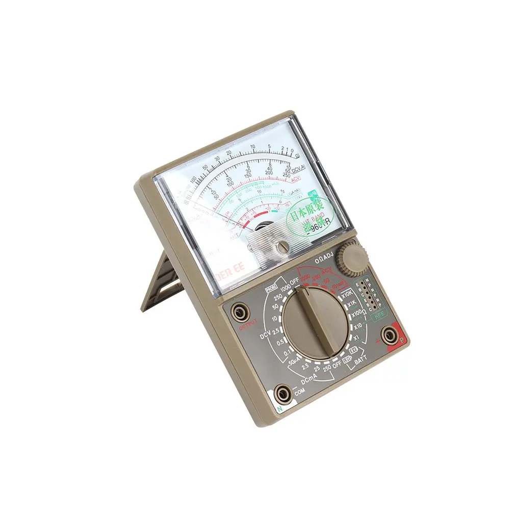 Аналоговый мультиметр De-960Tr Ac Dc Вольт ток Ома тестирование Электрический мультитестер высокочувствительная индукционная катушка включить
