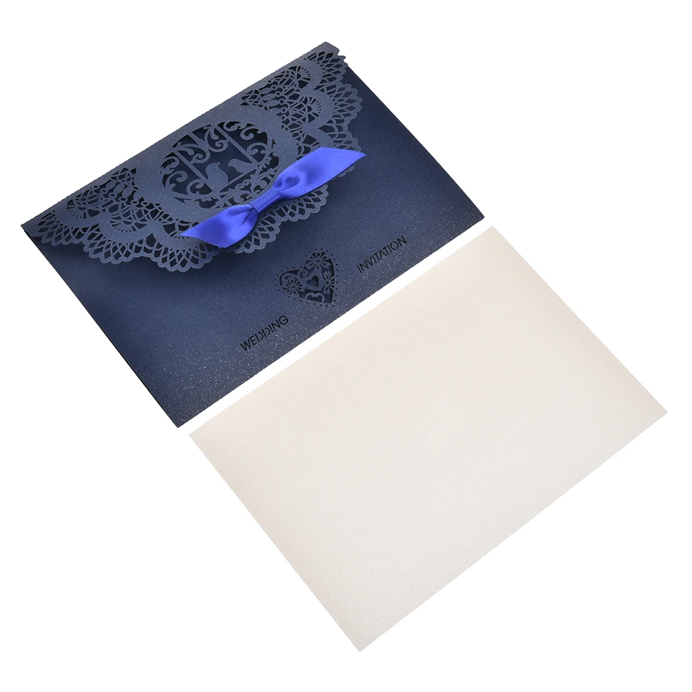  10PCS European Style Elegant Delicate Carved Lace Wedding Party Invitations Cards Wedding Party Dec - 4.00042E+12