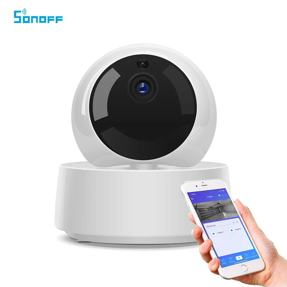 Беспроводная умная Wi-Fi камера Sonoff GK-200MP2-B 1080P HD с управлением через приложение
