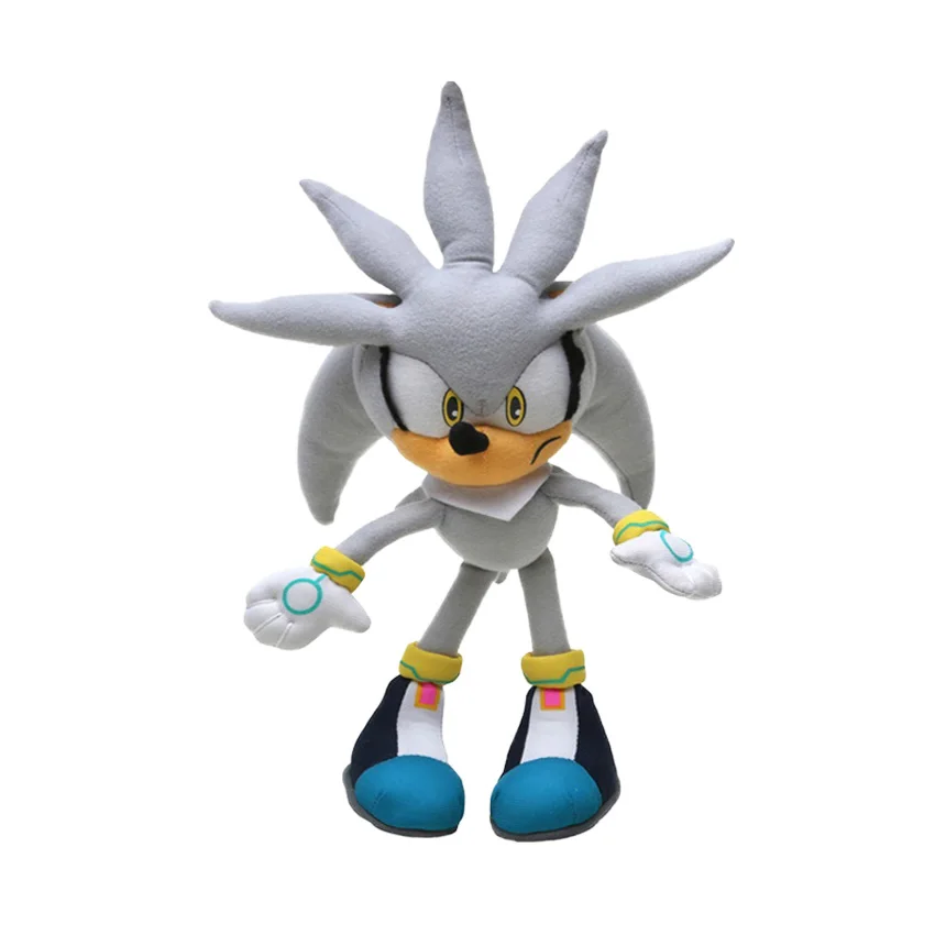 sonic the hedgehog silver plush