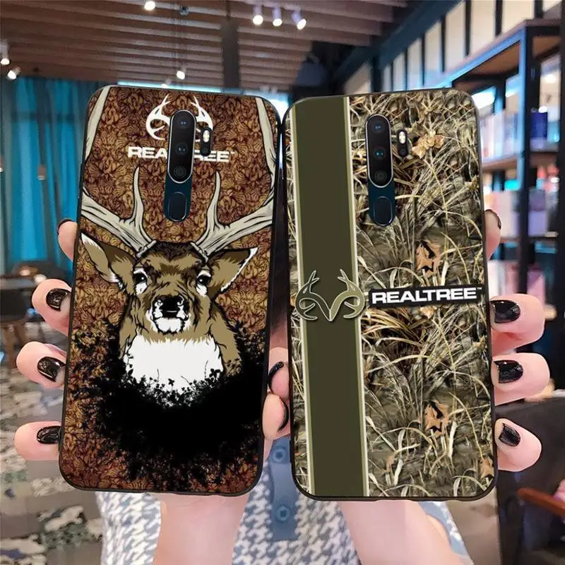CUTEWANAN Американский Камуфляжный Бренд REALTREE мягкий чехол для телефона Capa Oppo A5 A9 2020