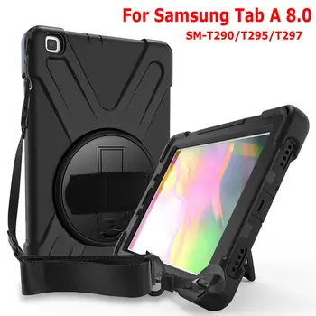 

iBuyiWin Heavy Shockproof Cover for Samsung Galaxy Tab A 8.0 SM-T290/T295/T297 8.0\" Tablet Funda Case With Shoulder Straps