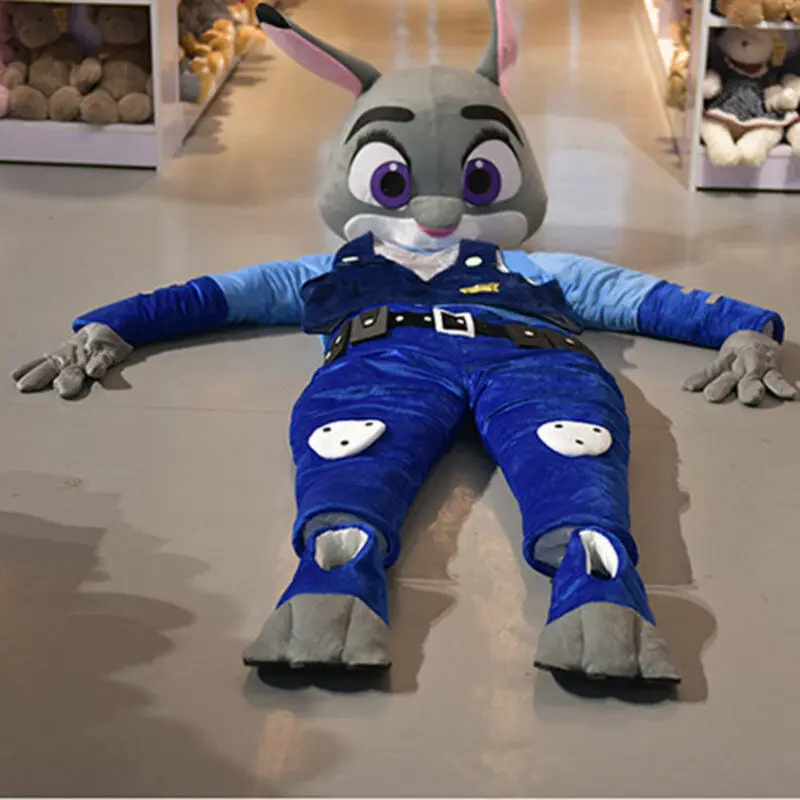 

Halloween Blue Rabbit Mascot Costume Cartoon Fancy Dress Xmas Party Cosplay Adult Birthday Party Outdoor Outfit