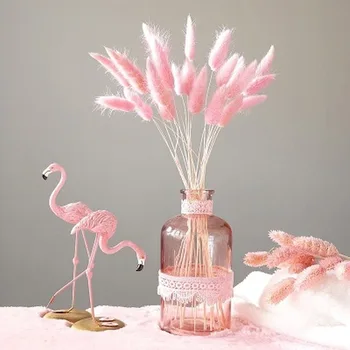 

60Pcs Pampas Grass Artificial Flowers Kunstbloemen High Quality Christmas Autumn Decoration Natural Dried Flower Wedding Flowers