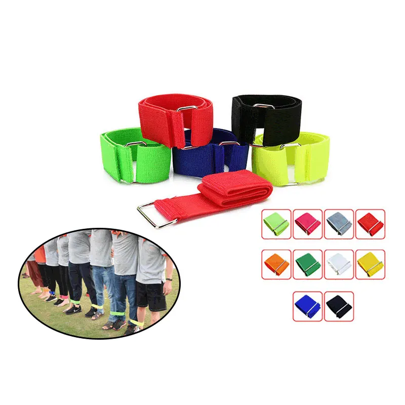 3-Legged Race Bands Elastic Tie Rope Strap Band Perfect for Game Carnival Field Day Backyards ALS88 | Спорт и развлечения