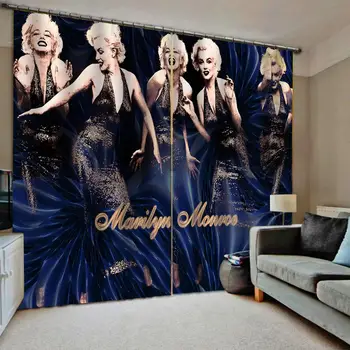 

personality curtains sexy beauty curtains 3D Curtain Luxury Blackout Window Curtain Living Room blackout curtains