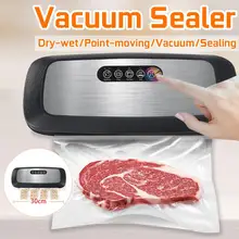 100-240 в полностью автоматическая пищевая вакуумная упаковочная машина для пищевого сохранения влажная сухая электрическая вакуум-закаточная машина упаковочная машина+ 10 шт пакеты