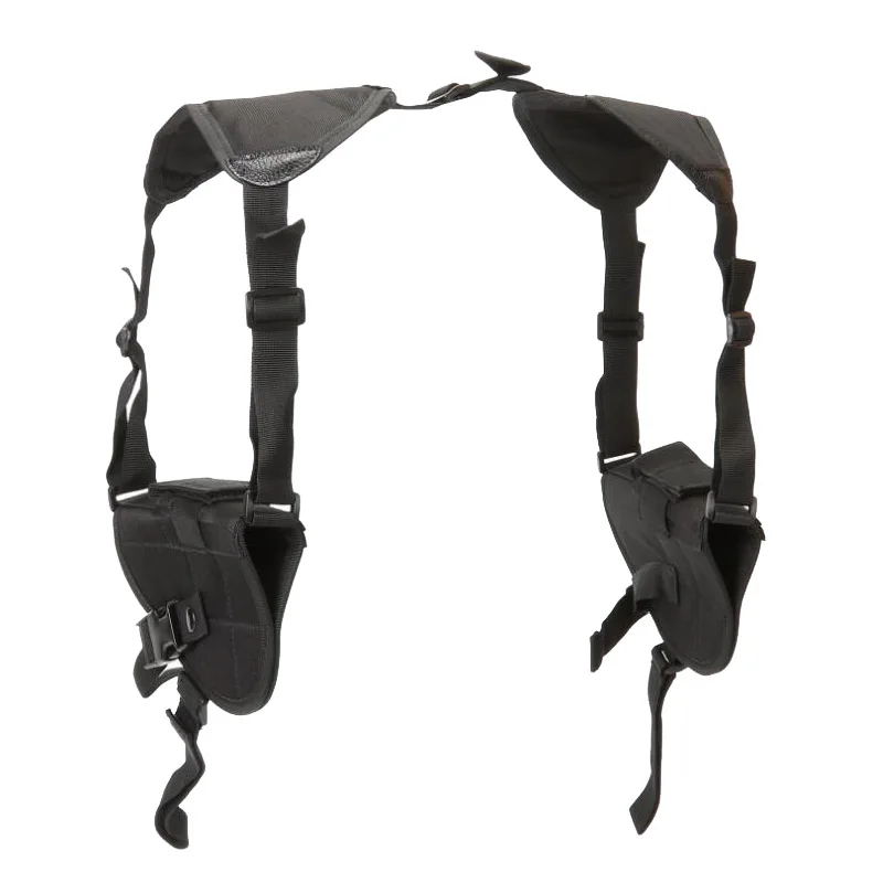 

Tactical Double Pouch Gun Holster Portable Nylon Holster Glock Beretta Tactical Hunting Pistol Shoulder Holster Concealed carry