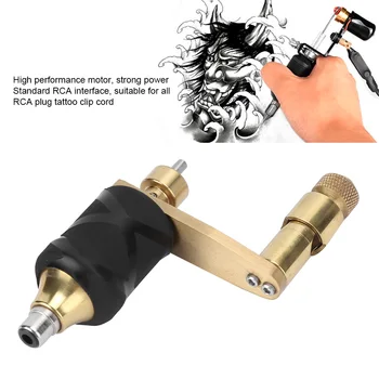 

Permanent Makeup Tattoo Machine Direct Drive Motor Liner & Shader Brass Tattoo Tool RCA Interface Tattoo Supplie