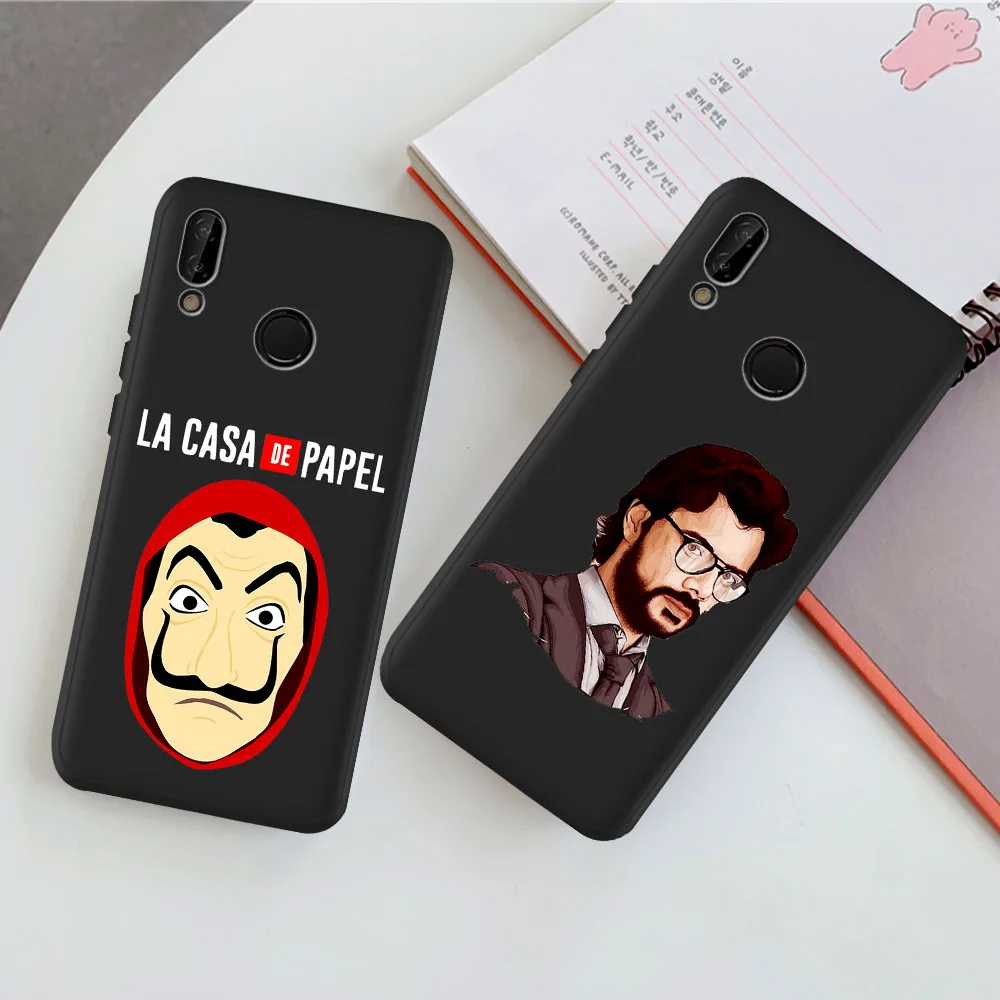 

TV series Money Heist House of Paper Phone Case For Huawei P40 Lite Pro 20 P20 Lite Pro P30 Pro Lite Mate 20 Pro Mate 30 Pro