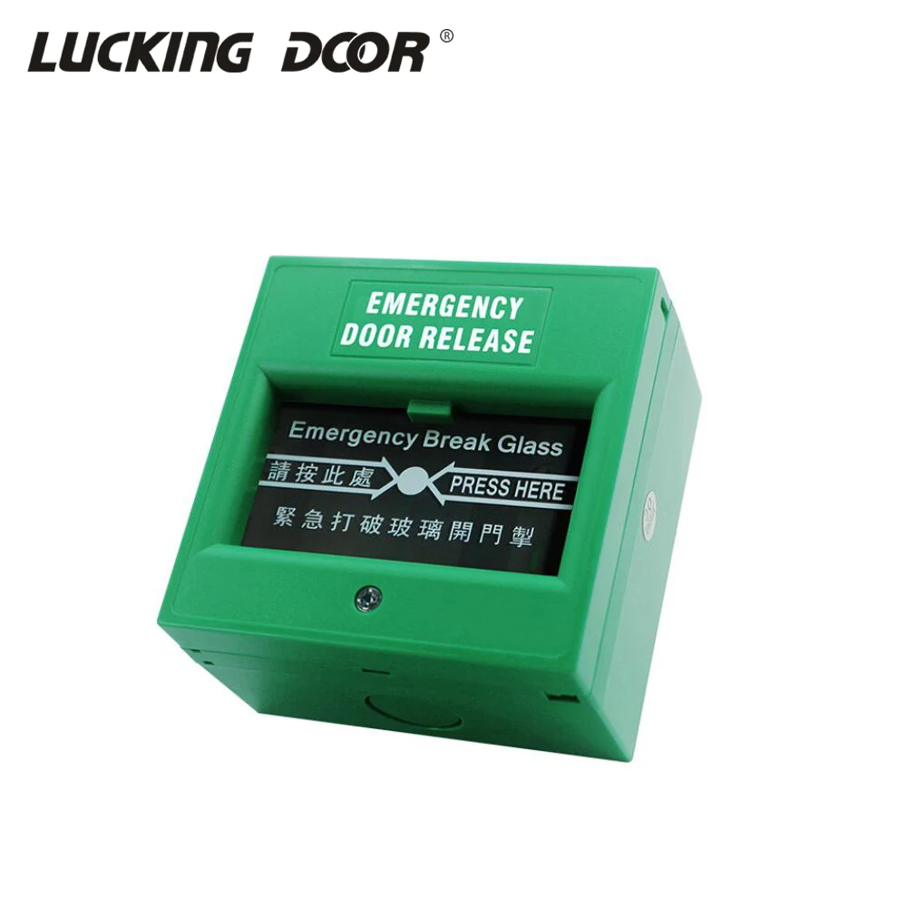 

Emergency Exit Button Fire Alarm Escape Break Glass Switch Emergency Door Release Press Button