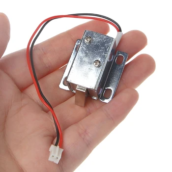 

Electronic Lock Catch Door Gate 12V 0.4A Release Assembly Solenoid Access