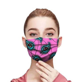 

100% Cotton Mask Washable Face Mouth masque PM2.5 Filter Anti-Pollution Adult Printed Reusable Woman Masks Breathable mascarilla